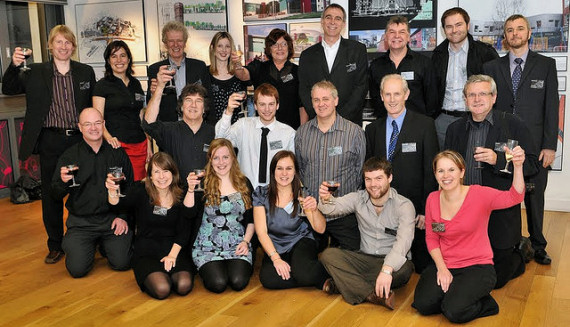 AGa team at 30 years exhibition